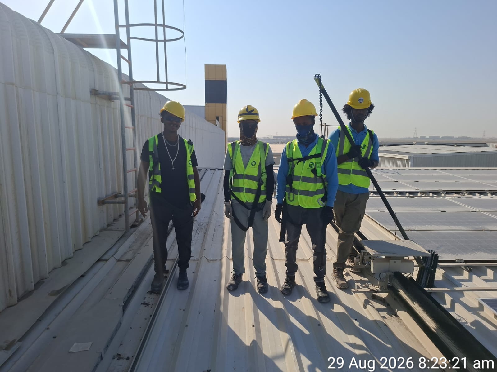 Enercon solar installation team